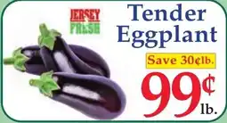 DeMoulas Market Basket Jersey Fresh Tender Eggplant offer