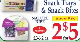 DeMoulas Market Basket Nature ripe snack trays & snack bites offer