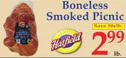 DeMoulas Market Basket Hatfield Boneless Smoked Picnic offer