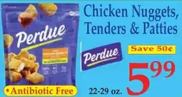DeMoulas Market Basket Perdue chicken nuggets, tenders & patties offer