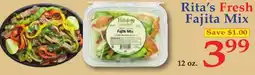 DeMoulas Market Basket Rita's Fresh Fajita Mix offer