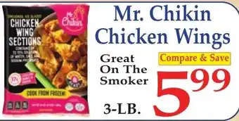 Mr. Chikin chicken wings