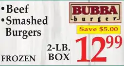 DeMoulas Market Basket Bubba burger Smashed Burgers offer