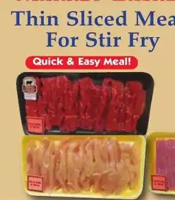 DeMoulas Market Basket Thin Sliced Meat For Stir Fry offer