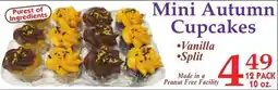 DeMoulas Market Basket Mini Autumn Cupcakes offer