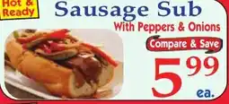 DeMoulas Market Basket Sausage Sub offer