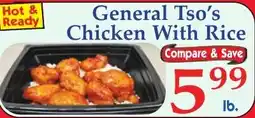 DeMoulas Market Basket General Tso's Chicken With Rice offer