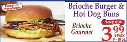 DeMoulas Market Basket Brioche Gourmet Brioche Burger & Hot Dog Buns offer