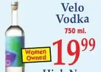 DeMoulas Market Basket Velo Vodka offer