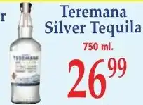 DeMoulas Market Basket Teremana Silver Tequila offer