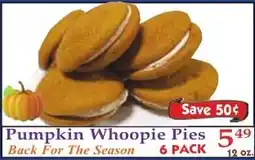 DeMoulas Market Basket Pumpkin Whoopie Pies offer
