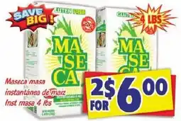 Savers Cost Plus Maseca masa instantanea de maiz offer
