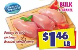 Savers Cost Plus Boneless chicken breast offer