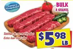 Savers Cost Plus Extra lean beef ribs offer