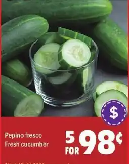 Savers Cost Plus Fresh cucumber offer