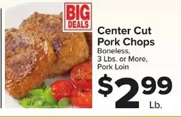 Foodtown supermarkets Center Cut Pork Chops offer