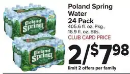 Foodtown supermarkets Poland Spring Water offer
