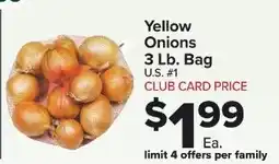Foodtown supermarkets Yellow Onions offer
