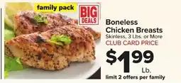 Foodtown supermarkets Big deals boneless chicken breasts offer