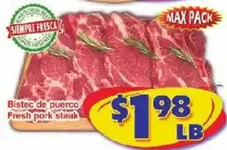 Savers Cost Plus Fresh pork steak offer
