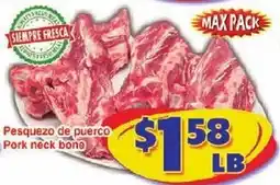 Savers Cost Plus Pork neck bone offer