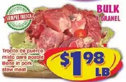 Savers Cost Plus Bong in pork stew meat offer