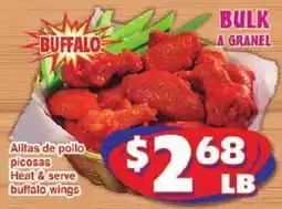 Savers Cost Plus Alitas de pollo picosas buffalo wings offer