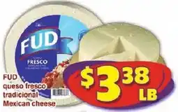 Savers Cost Plus Fud queso fresco tradicional Mexican cheese offer