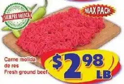 Savers Cost Plus Fresh ground beef offer