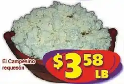 Savers Cost Plus El Campesino requesón offer