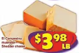 Savers Cost Plus El Campesino muenster shedder cheese offer