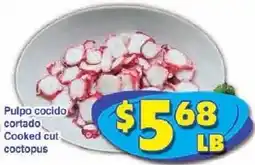 Savers Cost Plus Cooked cut cocktopus offer