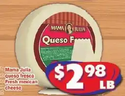 Savers Cost Plus Mama Julia queso fresca offer