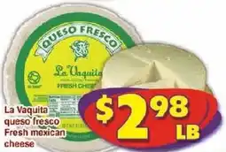 Savers Cost Plus La Vaquita queso fresco offer