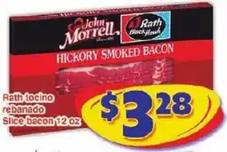 Savers Cost Plus John Morrell hickory smoked bacon offer