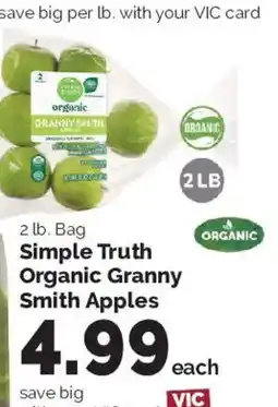 Harris Teeter Simple Truth Organic Granny Smith Apples offer