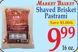 DeMoulas Market Basket Market Basket shaved brisket pastrami offer