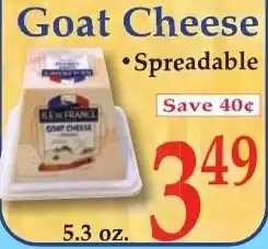 DeMoulas Market Basket Fleurette goat cheese offer