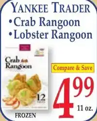 DeMoulas Market Basket Yankee Trader Crab Rangoon offer