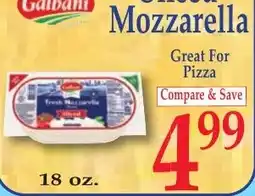 DeMoulas Market Basket Galbani Fresh Mozzarella offer