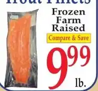 DeMoulas Market Basket Frozen Farm Raised Trout Fillets offer