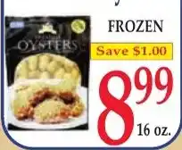 DeMoulas Market Basket Frozen Oysters offer