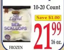 DeMoulas Market Basket Sea Legend sea scallops offer