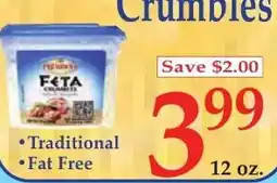 DeMoulas Market Basket Pamela's Feta Crumbles offer