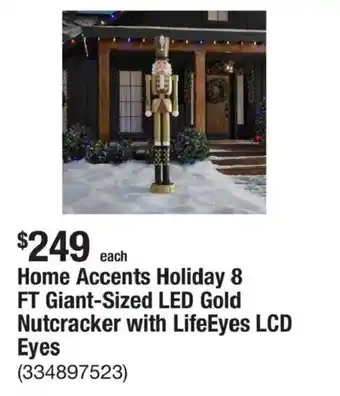 Home Accents Holiday Nutcracker