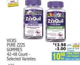 Ingles Markets Vicks pure zzzs gummies offer