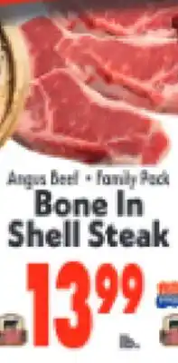 Marino's Supermarket Angus Beef • Family Pack Bone In Shell Steak offer