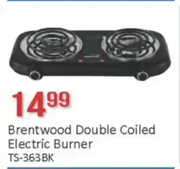 General Discount Brentwood Double Coiled Electric Burner offer