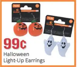 General Discount Halloween Light-Up Earrings offer