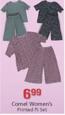 General Discount Comel Women's Printed PJ Set offer